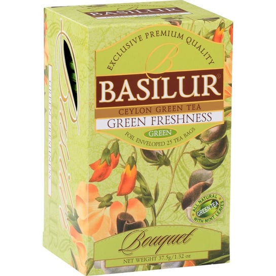 Herbata zielona Basilur z miętą pieprzową 25 szt. Basilur
