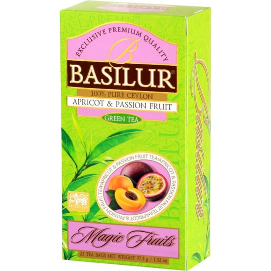Herbata zielona Basilur z morelą 25 szt. Basilur