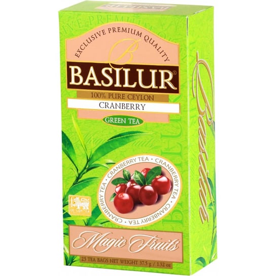Herbata zielona Basilur żurawiniowa 25 szt. Basilur