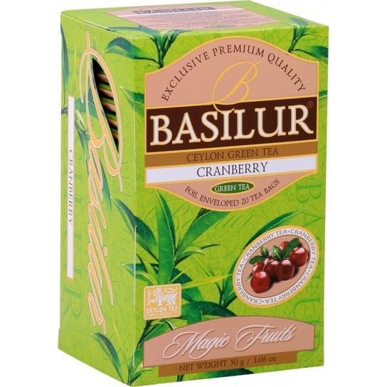 Herbata zielona Basilur żurawinowa 20 szt. Basilur