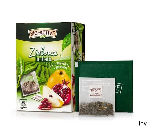 Herbata zielona Big-Activ pigwa i granat 20 szt. Big-Active