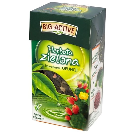 Herbata zielona Big-Activ z opuncją  100 g Big-Active