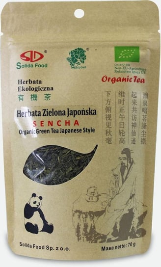 Herbata zielona bio SOLIDA FOOD Sencha, 70 g Solida Food