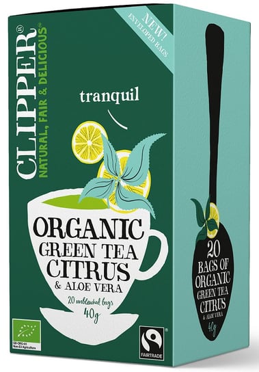 Herbata zielona Clipper cytrynowa 20 szt. Clipper
