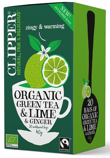 Herbata zielona Clipper z limonką 20 szt. Clipper