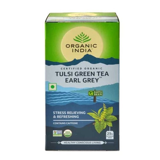 Herbata zielona Do Ghazal Earl Grey 25 szt. Organic India
