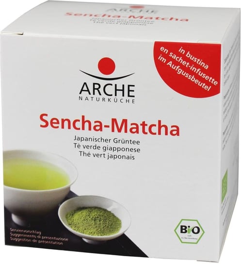 Herbata zielona ekspresowa ARCHE Sencha-matcha, 10x1,5 g Arche