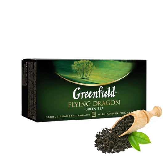 Herbata Zielona Greenfield Flying Dragon, 50G Inny producent
