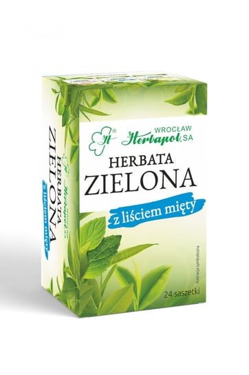 Herbata zielona Herbapol Mięta 24 szt. Herbapol