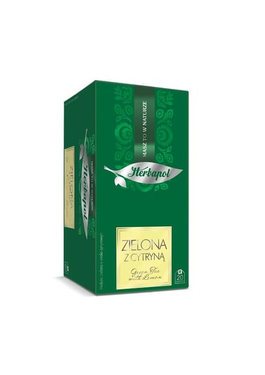 Herbata zielona Herbapol z cytryną 20 szt. Herbapol