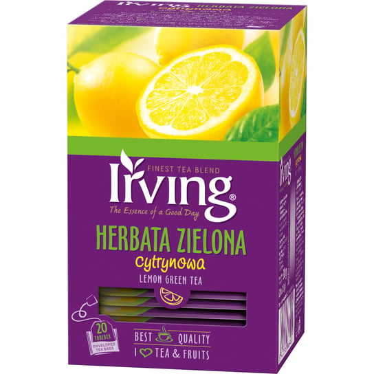 Herbata zielona Irving cytrynowa 20 szt. Irving