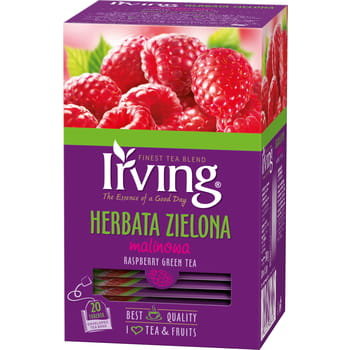 Herbata zielona Irving malinowa 20 szt. Irving
