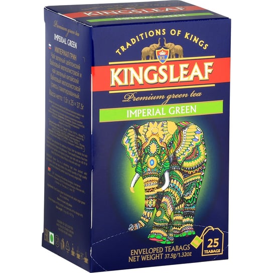 Herbata zielona Kingsleaf 25 szt. Kingsleaf