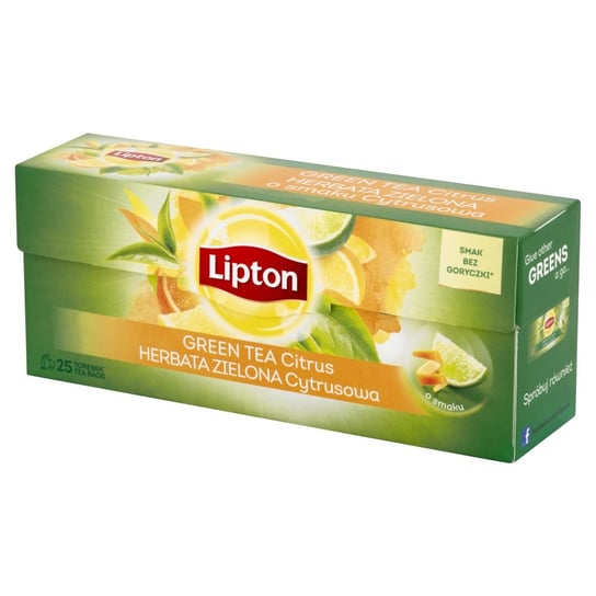 Herbata zielona Lipton cytrynowa 25 szt. Lipton