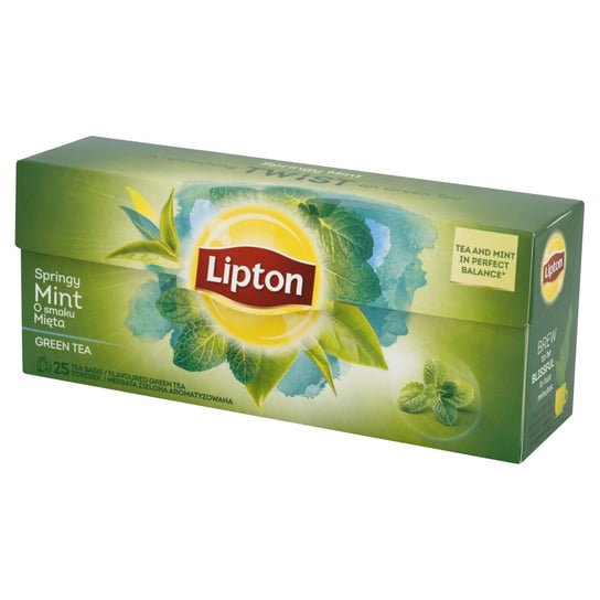 Herbata zielona Lipton Green Tea Mięta, 32,5 g, 25 szt. Lipton