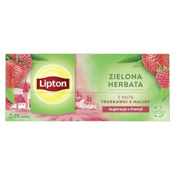 Herbata zielona Lipton malina i truskawka 25 szt. Lipton