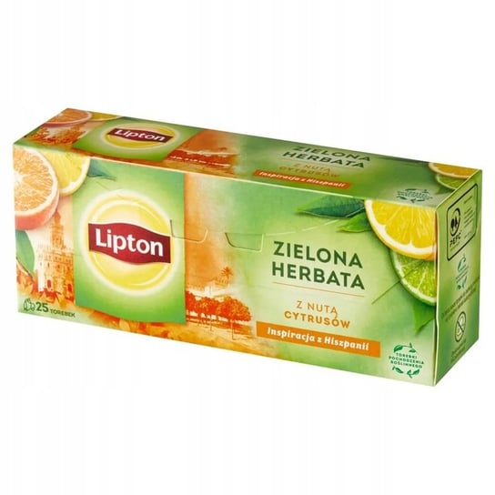 Herbata zielona Lipton z cytryną 25 szt. Lipton
