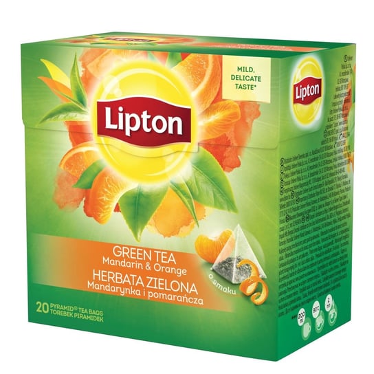 Herbata zielona Liptron z pomarańczą 20 szt. Lipton