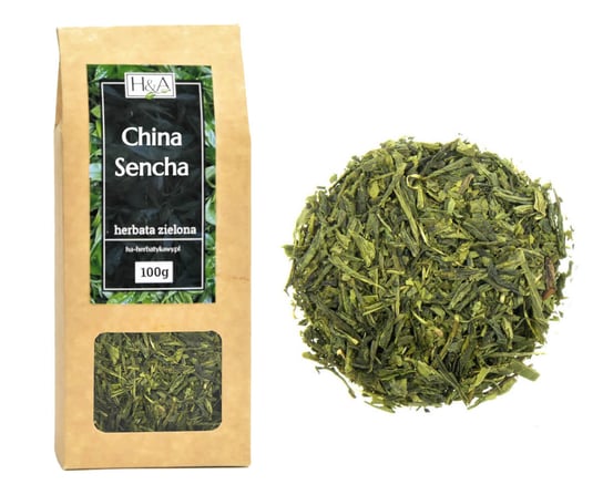 Herbata zielona liściasta China Sencha 100g Inna marka