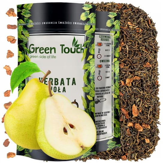 Herbata zielona liściasta Gruszkowa 50g guarana Inna marka