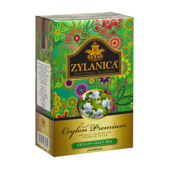 Herbata Zielona Liściasta Jaśmiń Zylanica Premium Green Tea Gp Jasmine 100G Zylanica