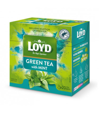 Herbata zielona Loyd Tea mięta 20 szt. Loyd Tea