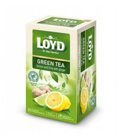 Herbata zielona Loyd Tea z cytryną i imbirem 20 szt. Loyd Tea