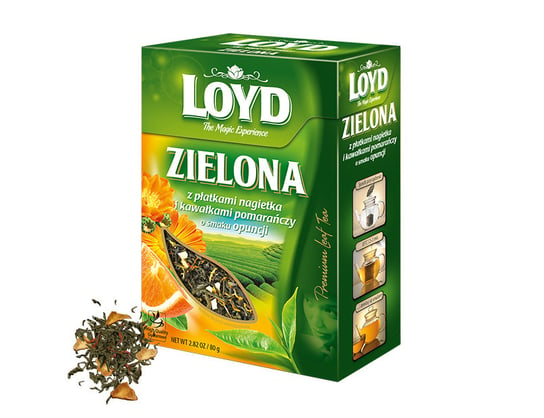 Herbata zielona Loyd Tea z nagietkiem 80 g Loyd Tea