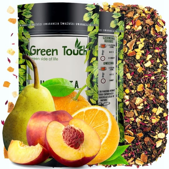 Herbata Zielona Owoce Pomarańcza & Brzoskwinia Green Touch