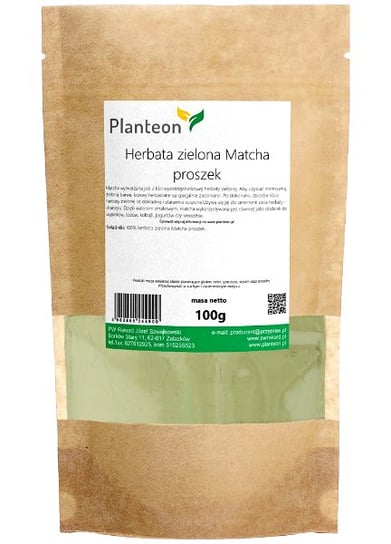 Herbata zielona Planteon Matcha 100 g Planteon