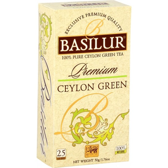 Herbata zielona premium Basilur cejlońska 25 szt. Basilur