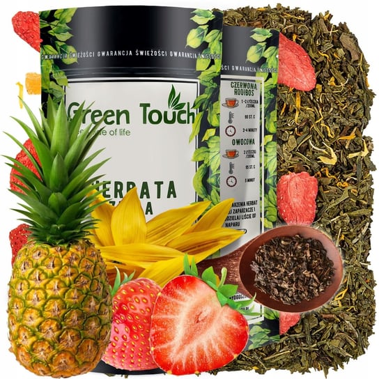 Herbata zielona sencha 9 SKARBÓW CHIN owoce 50g Inna marka