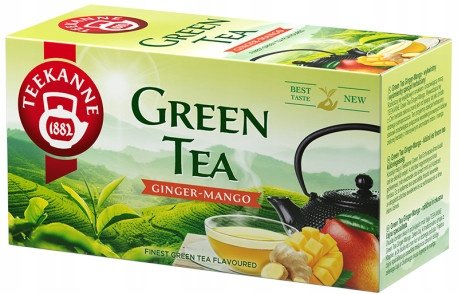 Herbata zielona Teekanne z imbirem 20 szt. Teekanne