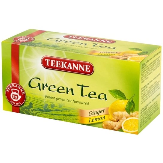 Herbata zielona Teekanne z imbirem i cytryną 20 szt. Teekanne