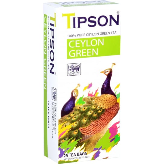 Herbata zielona Tipson cejlońska 25 szt. Tipson