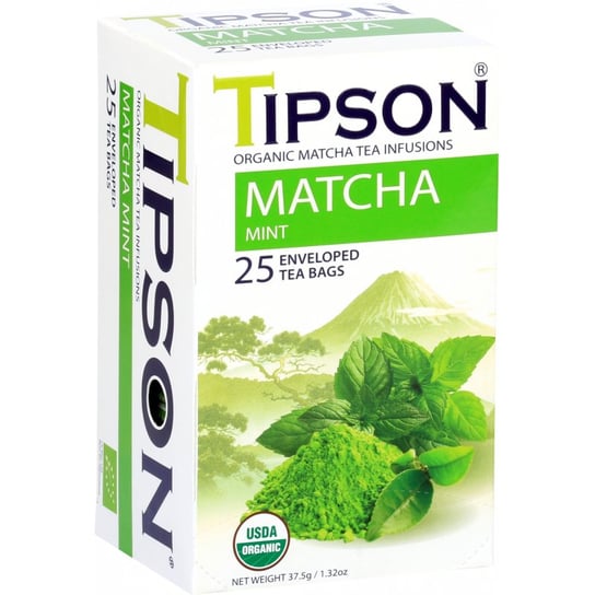 Herbata zielona Tipson mięta 25 szt. Tipson