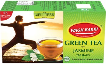 Herbata zielona Wagh Bakri  z jaśminem 25 szt. Wagh Bakri