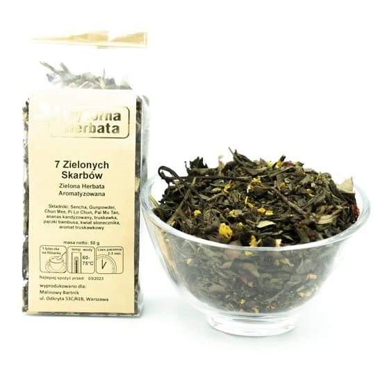 Herbata zielona Wyborna Herbata mix 50 g Wyborna Herbata