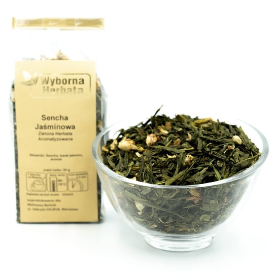 Herbata zielona Wyborna Herbata z jaśminem 50 g Wyborna Herbata