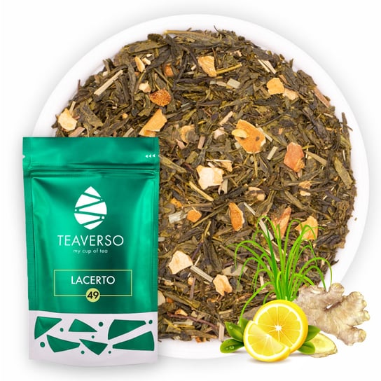 Herbata zielona z imbirem Lacerto 100 g TEAVERSO