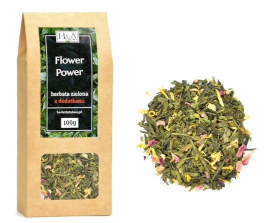 Herbata zielona z jaśminem Flower Power - 100g Inna marka