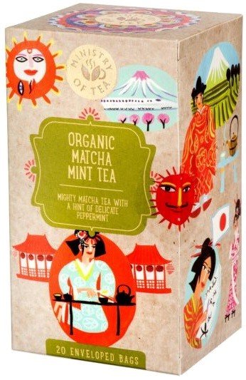 Herbata Zielona Z Miętą I Matchą Bio (20 X 1,7 G) 34 G - Ministry Of Tea Inna marka