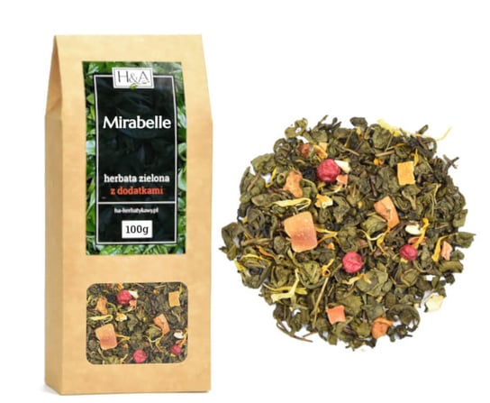 Herbata zielona z papają Mirabelle 100g Inna marka