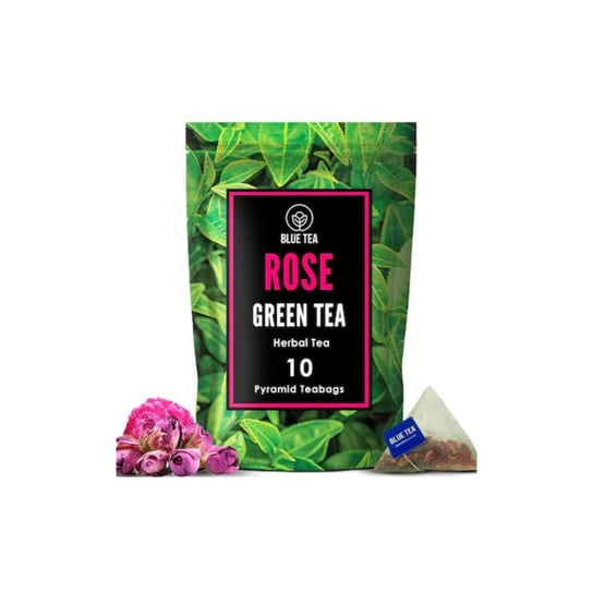 Herbata zielona z różą Rose Green Tea Blue Tea 10 piramidek Inna marka