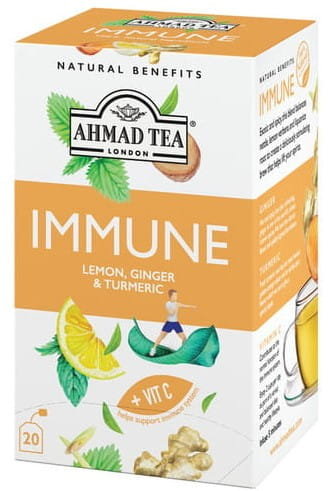 Herbata ziołowa Ahmad Tea z imbirem i kurkumą 20 szt. Ahmad Tea