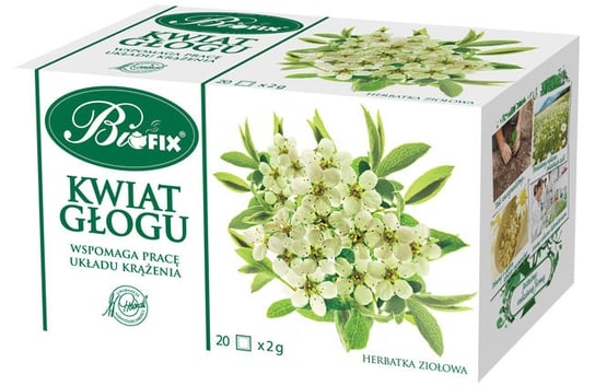 Herbata ziołowa Bifix z kwiatem głogu 20 szt. Bifix