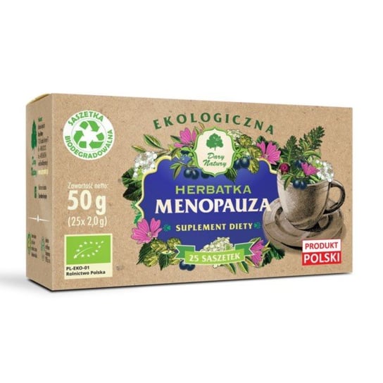 Herbata ziołowa Dary Natury Menopauza 25 szt. Dary Natury