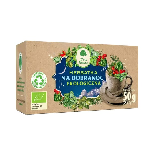 Herbata ziołowa Dary Natury z dziką różą 25 szt. Dary Natury