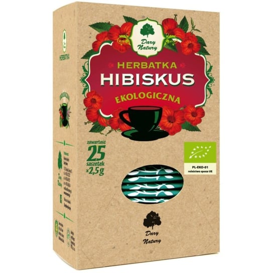 Herbata ziołowa Dary Natury z hibiskusem 50 g Dary Natury