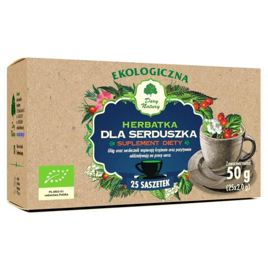 Herbata ziołowa Dary Natury z owocem głogu 25 szt. Dary Natury